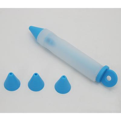 China Viable Kitchen Wholesale Tools Cake Maker Baking Accessories Graffiti Mold Silica Gel Decorating Pen for sale