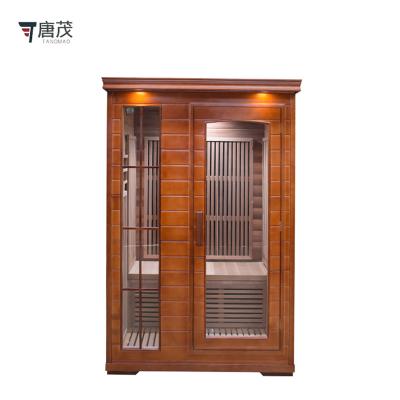 China Far Infrared Infrared 2 Person Body Indoor Room Sauna Computer Control Panel Steam Bath Home Sauna Rooms for sale