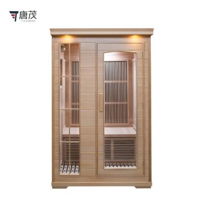 China Computer Control Panel Hemlock Carbon Panel Sauna Room Sweat Steaming Room With Wooden Handle For Sale for sale