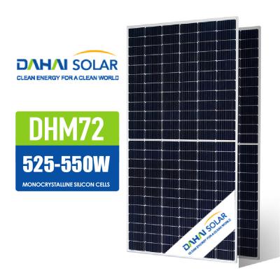 China Solar Panel 72 Solar Power System Module Sun 530w 540w 550w Thin Film Solar Photovoltaic Module for sale