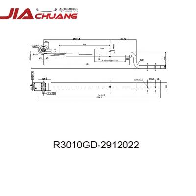 China 52CrMoV4 OE Truck Spare Part Parabolic Air Link Spring R3010GD-2912022 for sale