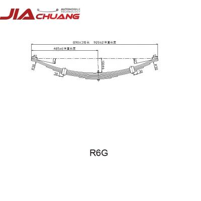 China SUP9 OE R6G SUP9 Light Truck Auto Parts Steel Leaf Spring for sale