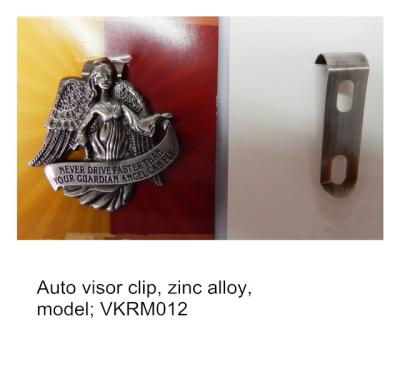 China Metal Guardian Angel Auto Visor Clip, ready mold, Guardian Angel automobile visor clips, for sale