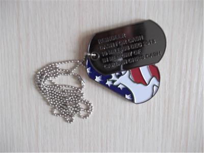 China Exquisite painted design metal dog tags, zinc alloy painted promotional brand logo dog tag for sale