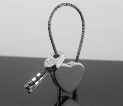 China China factory for stainless steel wire cable loop key holders in bulk, good value, premium for sale