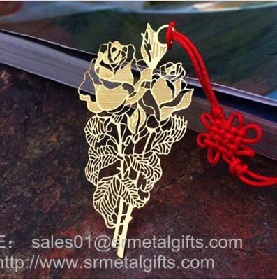 China Tailored Chemically etched metal page markers in China etching process factory for sale