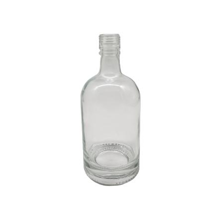 China Wholesale Glass Beverage Liquor Vodka Whiskey Wine Bottle For Alcohol for sale