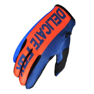 China Unisex Full Finger MTB MX Dirt Bike Motocross Mountain Gloves Off Road Scooter CAD ATV Cycling Riding Custom for sale