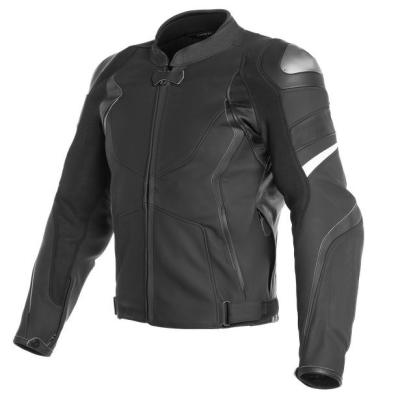 China Motorcycle Anti-UV Riding Windproof PU Leather Jacket Men's Racing Fabric With Cotton Lining for sale