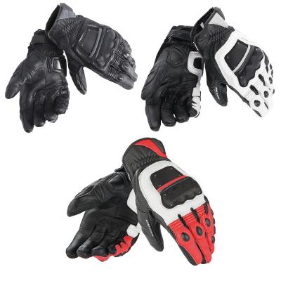 China Full Finger Motorcycle RACING EVO Gloves Racing Driving Short Motorbike Leather for sale