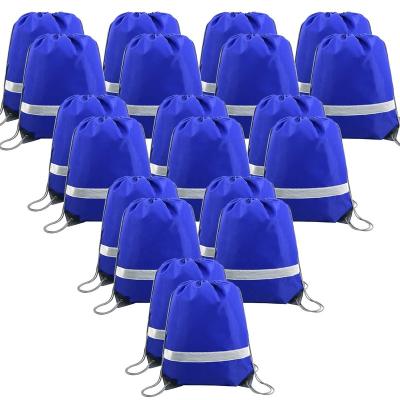 China Gift Bag 20 Pieces of Thoughtful Drawstring Backpack Bags Gym Sports String Bags Strap Bags for sale