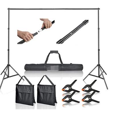 China PVCVinyl Video Adjustable Photo Studio 10Ft Background Support Backdrop Support System Kit With Carry Bag for sale