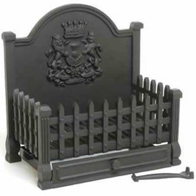 China Traditional cast iron dog grate, fire grate, cast iron fire basket fireplace grate and tools for sale