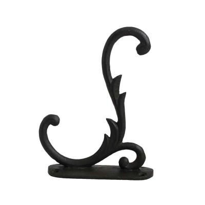 China Handmade European Cast Iron Garden Ornament with Double Hooks for sale