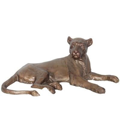 China China Outdoor Cast Aluminum Large Lion Statue For Garden Decoration for sale