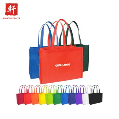 China Logo Size Print Folding Eco-Friendly Custom Made Reused Non Woven Tote Shopping Bag for sale