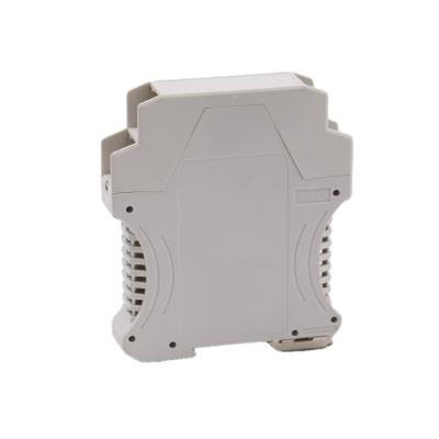 China Plastic PA66 Chinese Manufacture Electronic Standard 4pin DIN Rail Enclosure For Terminal Block for sale