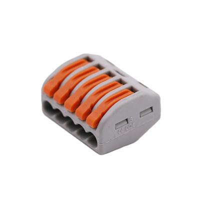 China Electronic Hot Sale Led Light Fast Wire Connectors Universal Compact Connector Push-in Spring Splicing Terminal Block for sale