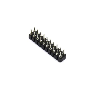 China Industrial Control Breakaway PCB Board 20p Connector Strip Pin header Single Double Row Male Female Round Pin Header connector 2X10 for sale