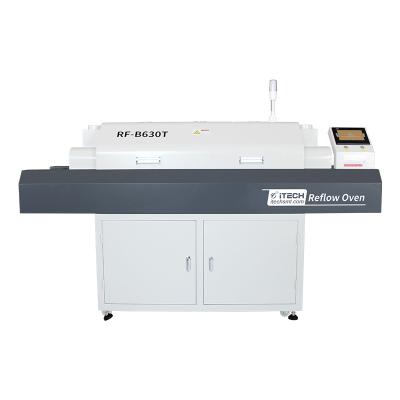 China Machine repair shops SMT hot air reflow oven 6 zone reflow soldering oven machine smd reflow soldering for sale