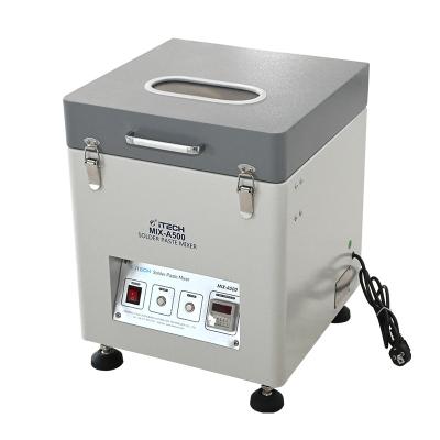 China Liquid With Suspended Solids Glue Mixer Machine 220V Efficient Industrial Automatic Solder Cream Mixer For LED SMT PCB Production Line for sale