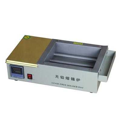 China Stainless steel canister bath ZB2520D titanium coating small pot digital display pot station lead-free soldering 1500W 220V high power for sale