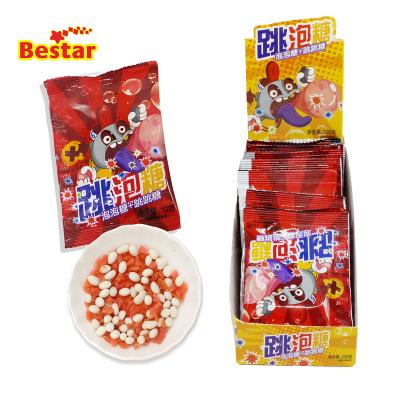 China Natural home OEM products creative magic aerated bubble gum with popping candy chewing gum with popping candy for sale