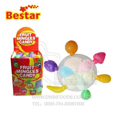 China Daily Soft Drinks Multicolor Multicolor Fruity Soft Drink Forms Sour Powder Candy for sale