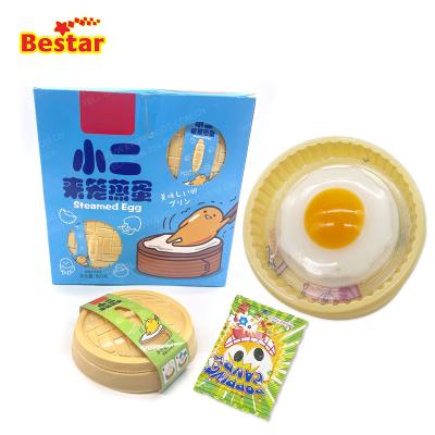 China Normal Normal Chinese Toy Candy Funny Chinese Pudding Steamed Egg With Popping Candy Toy Candy For Kids for sale