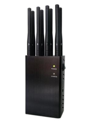 China Handheld 8 Bands Portable Cell Phone Jammer for sale