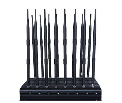 China New All in One 16 Channels High Power Desktop Signal Jammer for sale