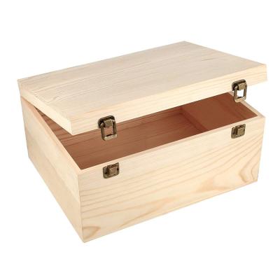 China Fancy Handmade Luxury Wood Opens Gift Jewelry Storage Packaging Wooden Box With Custom Logo for sale