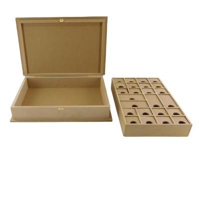 China Sustainable Cheap Price Factory Wholesale Custom MDF Wooden Storage Box for sale