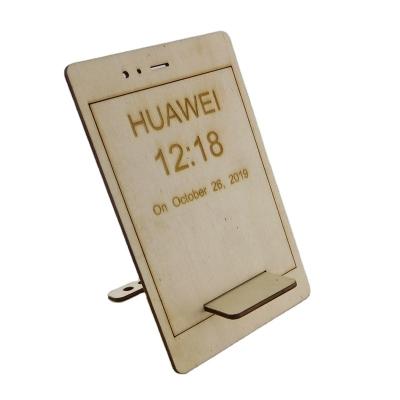 China Viable hot selling china manufacturing cartoon mobile phone wooden shelf for sale