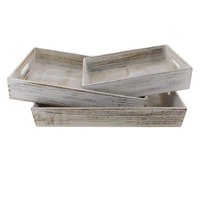 China 2022 Hot Selling High Quality Breakfast Serving Tray Sustainable Wooden Pallets for sale