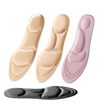 China FREE SAMPLE 4D Sponge Insole Sports Massage Insole Breathable Slim Sole Comfortable Soft Insole Elastic Shock Absorption for sale