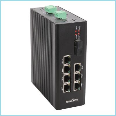 Chine 10 commutateur de réseau à grande vitesse bas du commutateur d'Ethernet de port 7 * 100 bas TX + 1 * 100 FX à vendre