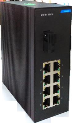 China Unmanaged 8 port industrial ethernet switch IEEE 802.3 , 8 port network switch 19.6Gbps for sale