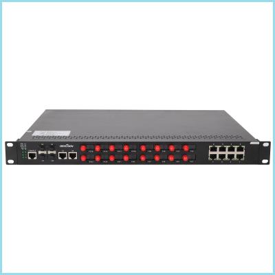 China 1000 Base - X SFP port industrial unmanaged ethernet switch 28 port , 1U rack mount network switch for sale