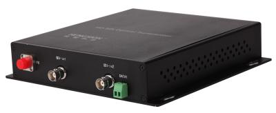 China 2V 2 channel  HD sdi fiber converter single fiber for sale