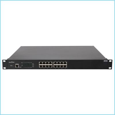 China 15.4 Watts per port 24 port switch Support port mirroring ethernet managed switch supporting poe for sale