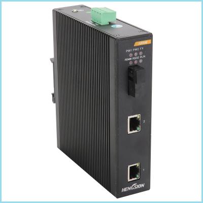 Chine Augmentez le commutateur industriel d'Ethernet contrôlé par protection, petit port du commutateur de réseau 150 * de 128,5 * de 37mm 2 à vendre