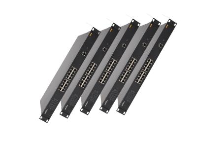 China Reliable 16 port gigabit network switch rack mount type With overload protection for sale