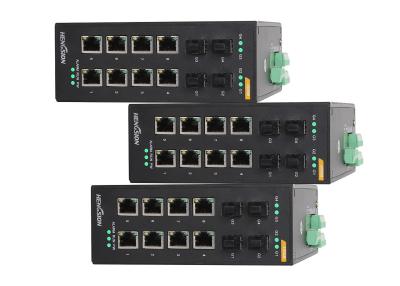 China de haven van 4K 12 ethernet schakelt 8 Haven gigabit TX en 4 haven Gigabit SFP FX Te koop