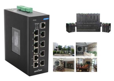 China Interruptor de rede Unmanaged do ponto de entrada de 10 ethernet industriais dos portos 240W com porto 2 combinado à venda