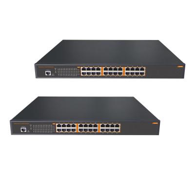 China Unmanaged 50Gbps 5 Port Network Switch 30W per port 24 gigabit port PoE ethernet switch for sale