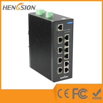 Chine 8 millions de bits TX + 2 * 1000 port futé de SFP FX de vacarme de rail d'Ethernet de Web bas de commutateur 10 à vendre