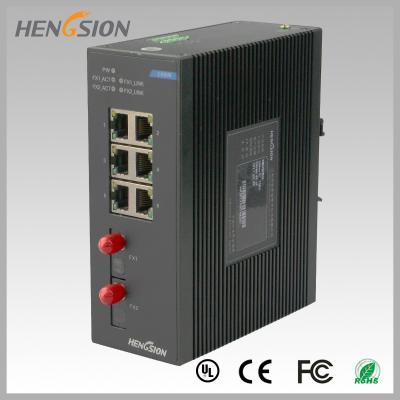 China 8 Port fast ethernet switch 1.2Mpps Packet forwarding speed , fiber network switch for sale