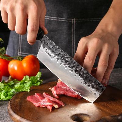 China Viable Handmade Chef Knife Kitchen Knives Tools Steel Eco Friendly Cooking Vegetables Slice Kurouchi NEW for sale