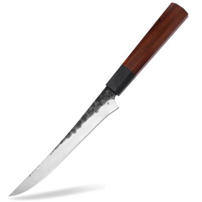 China Viable Chef Knife with Padauk Wood Handle Damascus Cutting Fish Flesh Japanese Steel Kitchen Knives for sale